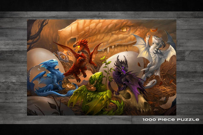 Baby Dragons 1000 Piece Puzzle